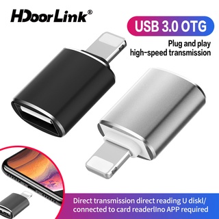 Hdoorlink Lightning a Usb 3.0 Cable adaptador Usb convertidor de disco Otg para Ipad Iphone 7 8 X Xr 11 Pro Xs Max Ios 12 o superior
