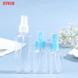 ziyulin 1 botella vacía recargable 30 ml 50 ml 100 ml perfume de plástico botellas de spray de viaje