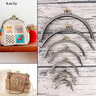 kaciiy - bolso de metal para flores, diseño de marco de manualidades, cierre de beso, cierre de bronce