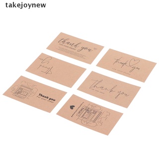[takejoynew] 30 tarjetas de papel kraft naturales gracias por su tarjeta de pedido para la tarjeta de decoración