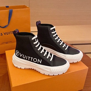 ! ¡louis Vuitton! Trend cómodo ocio zapatos de corte alto zapatos deportivos zapatos de las señoras zapatos de tenis (3)