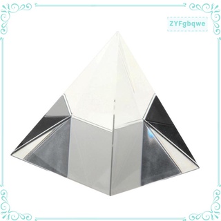 50mm K9 Artificial Cristal Pirámide Prisma Decoración Del Hogar Adorno Ciencia (7)