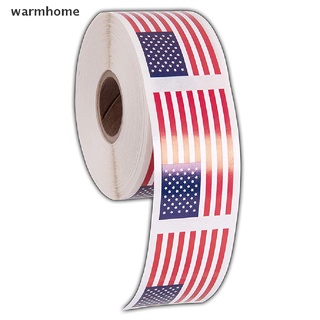 [warmhome] 250 unids/rollo de banderas americanas pegatinas de Scrapbooking papelería etiquetas decoración caliente