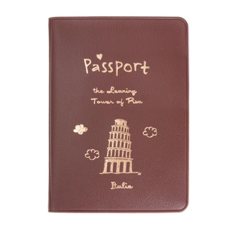 fashionjewelry exquisito simple viaje pasaporte cubierta pu multifunción billetes titular de la tarjeta caso