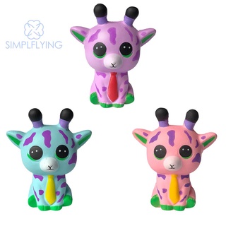 simplflying cod√ amasado juguete de rebote lento sika ciervo corbata fawn anti-estrés dedo juguete