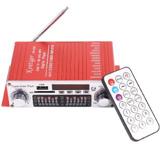kentiger hy-602 mini amplificador digital portátil hifi estéreo de potencia con control fm ir fm mp3 reproducción usb con cuatro dsp