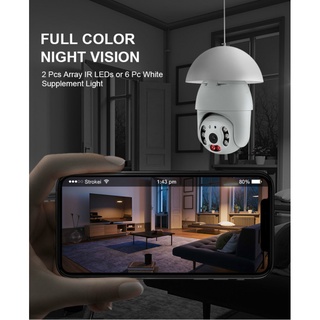 auricular E27 3MP Tuya Smart Auto Tracking Wifi Camera 1080P IP Security Home PTZ Speed Dome CCTV IR Night Vision Outdoor Wifi Camera 1