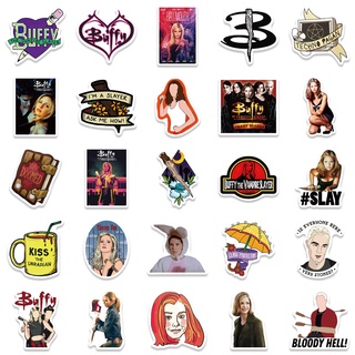 Y&P| Pegatinas de Buffy the Vampire Slayer Juego de Pegatinas Impermeables de Graffiti de Serie de Televisión Estadounidense, 50 hojas/juego (7)
