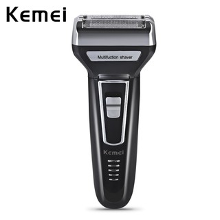 kemei 3 en 1 afeitadora eléctrica de los hombres de afeitar máquina de afeitar nariz trimmer barba afeitadora de pelo trimmer km-6558