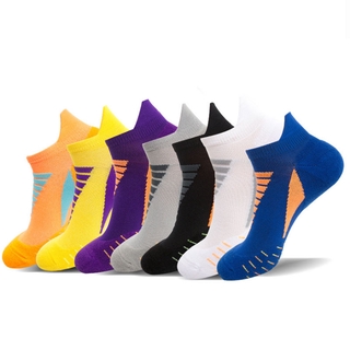 Calcetines deportivos calcetines cortos tubo grueso calcetín toalla inferior barco calcetines absorbentes de sudor baloncesto atlético calcetines