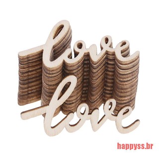 HAPPS - mesa de amor de madera (15 unidades, confeti, dispersión Vintage, rústico, decoración de fiesta de boda) (1)