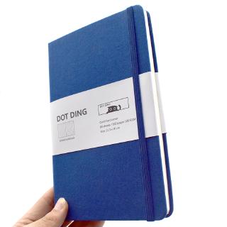 Paño cubierto Bujo Planenr punteado A5 Bullet journal 160 páginas, 100 g/m2, papel blanco marfil cuaderno hecho a mano (5)