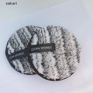 [sakari] 3Pcs Reusable Cleansing Makeup Remover Pads Wipes Microfiber Makeup Remover Pad [sakari] (7)