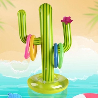 hgukf piscina al aire libre nueva pvc inflable cactus lanzamiento de fiesta bar fiesta playa viaje piscina juguetes conjunto de suministros de hielo juego flotante yuihvn (2)