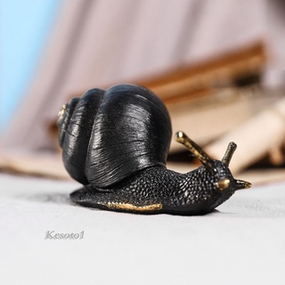 [Kesoto1] adorno de escultura de caracol para jardín, decoración del hogar, Animal, regalo de arte (4)