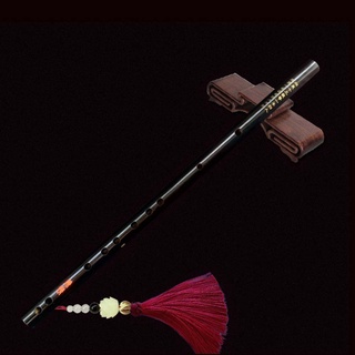 Fishstick regalo transverso Fife instrumentos musicales tradicionales chinos flauta gran maestro de Demonic Lan Wang Ji Wei Wuxian negro bambú Chen Qing flauta Mo Dao Zu Shi (2)