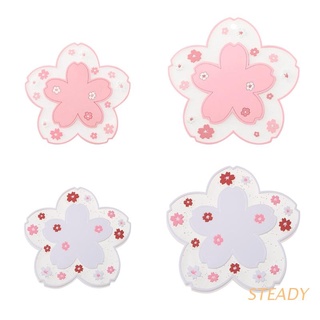 STEADY Sakura-Posavasos De PVC Para Taza , Antideslizante , Resistente Al Calor