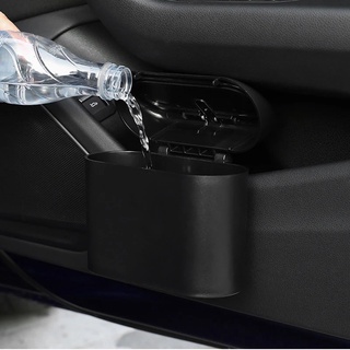Portátil colgante Mini coche papelera de coche/presionando tipo papelera con tapa/vehículo basura polvo caja de almacenamiento/accesorios interiores de Auto (5)
