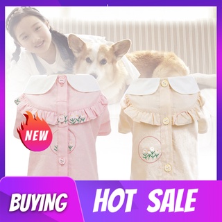 querenmim Primavera Verano Moda Encaje Suave De Dos Patas Gato Perro Cachorro Camiseta Ropa Para Mascotas