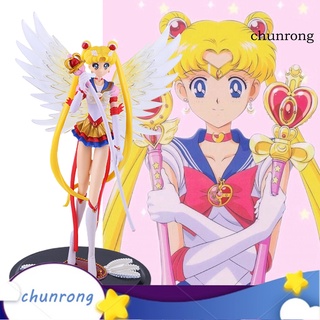 chunrong Sailor Moon Modelo Delicado Regalo De Cumpleaños Portátil Tsukino Usagi Princesa Figura De Acción Para Decoración De Jardín