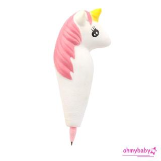 [omb] bolígrafo de helado creativo super suave pu rebote lento pluma de descompresión juguete