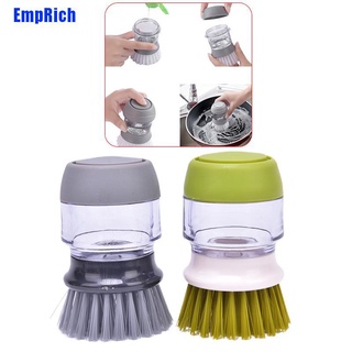 [[Emprich]] 1 pza cepillos recargables para lavar platos/herramienta de lavado de platos/dispensador de jabón