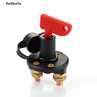 Failkvfv Red Key Cut Off Battery Main Kill Switch Vehicle Power Switch for Truck Boat CL (4)