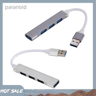 PARANOID Paranoico 5Gbps USB HUB extensor de 4 puertos Multi USB 3.0 USB 2.0 Splitter portátil adaptador