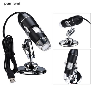 Pumiwei 8 LED 1000X USB Digital Microscope Endoscope Magnifier PC Camera CL