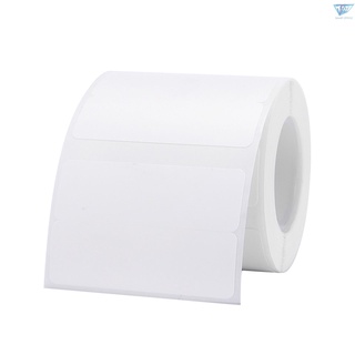 smartoffice Niimbot blanco blanco impresión térmica rollo de papel de código de barras precio tamaño nombre etiqueta papel impermeable a prueba de aceite resistente al desgarro 4