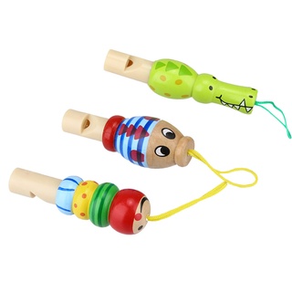 Techsky trompeta De madera colorida/juguete Educativo Para niños