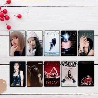 10 unids/set kpop blackpink lisa - lisa primer álbum individual [lalisa] lomo tarjeta foto tarjeta pegatina photocard fans colección de regalos (3)
