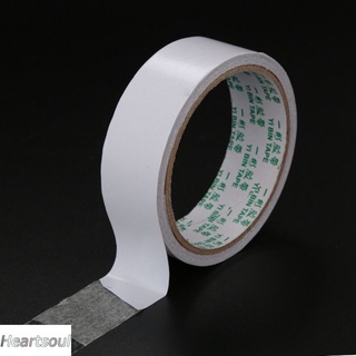 White double-sided tape paper strong ultra-thin high-adhesive cotton double-sided tape HEARTSOUL
