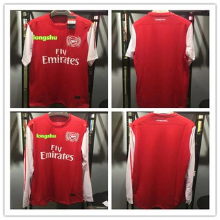 retro 2011 2012 Arsenal Home corto manga larga camiseta de fútbol ropa de fútbol