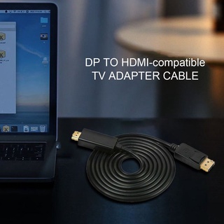 1.8 Meters 6FT Super Long Display Port Display DP To HDMI-compatible Cable