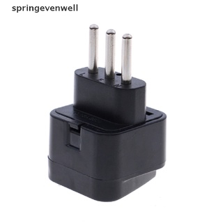 [springevenwell] adaptador de enchufe convertidor de viaje universal uk/us/eu/au a italia 3 pines convertir caliente (5)