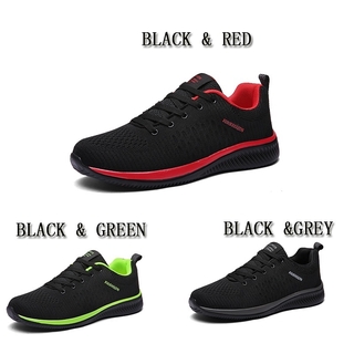 Zapatos de mosca de los hombres Casual zapatos transpirables zapatillas de deporte ligero zapatos de deporte correr Fitness tenis zapatos más el tamaño 35-47 (9)