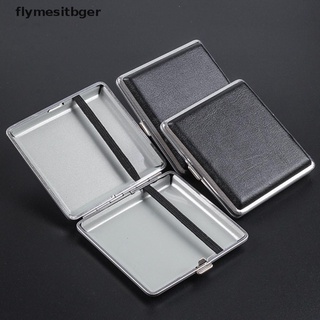 [flymesitbger] Double-open Leather Cigars Cases 20pcs Cigarettes Stainless Steel Cigarette Box [flymesitbger] (7)