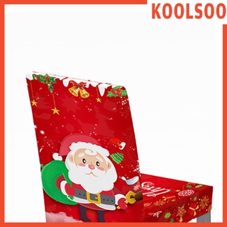 [KOOLSOO] Fundas de silla para comedor impreso silla fundas decoraciones de navidad