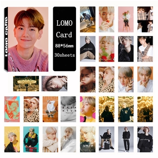 30 unids/caja baekhyun tarjeta de fotos parque de atracciones álbum lomo tarjeta exo
