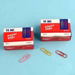 celina 10box/set mini metal color caramelo clips de papel marcapáginas foto carta carpeta clip (8)