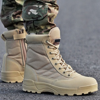 Fuerzas especiales botas de combate genuinos botas militares de los hombres y las mujeres botas de entrenamiento botas tácticas ultraligero otoño invierno al aire libre botas de senderismo botas de desierto