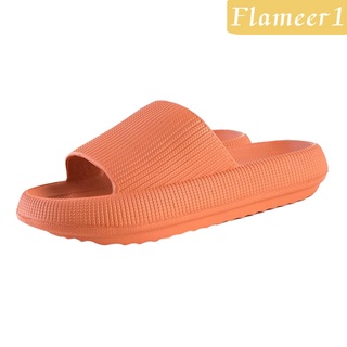 [FLAMEER1] Super suave Unisex zapatillas de casa zapatos antideslizantes dedo del pie abierto casa sandalias de ducha
