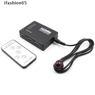 Ifashion65 3 Or 5 Ports HDMI Splitter Switch Selector Switcher Hub+Remote 1080p For HDTV PC CL (2)