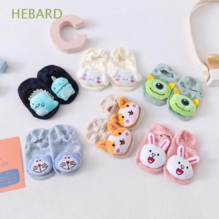 HEBARD Girls Newborn Floor Socks Toddler Infant Invisible Socks Baby Socks Gift Keep Warm Cute Cartoon Doll Cotton Thick Anti Slip Sole