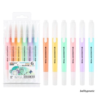 Bolígrafo Fluorescente de color Pastel de doble punta/útiles escolares