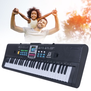 ianqumi 61 teclas multifunción digital electrónica piano teclado juguete con micrófono