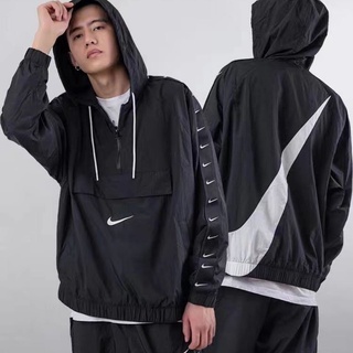 Nk Spring Sportswear Oversize Coat Hooded Windbreaker Casual Jacket (2)