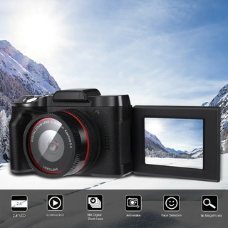 [HOT] Cámara Digital Full HD 1080P 16MP Profesional Videocámara Vlogging Flip Selfie