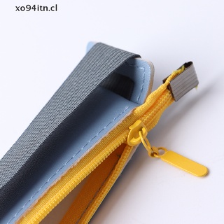 xo94itn: mini bolsa de piel sintética, ecológica, elástica, para lápices, diseño de libros, soporte para lápices [cl] (5)